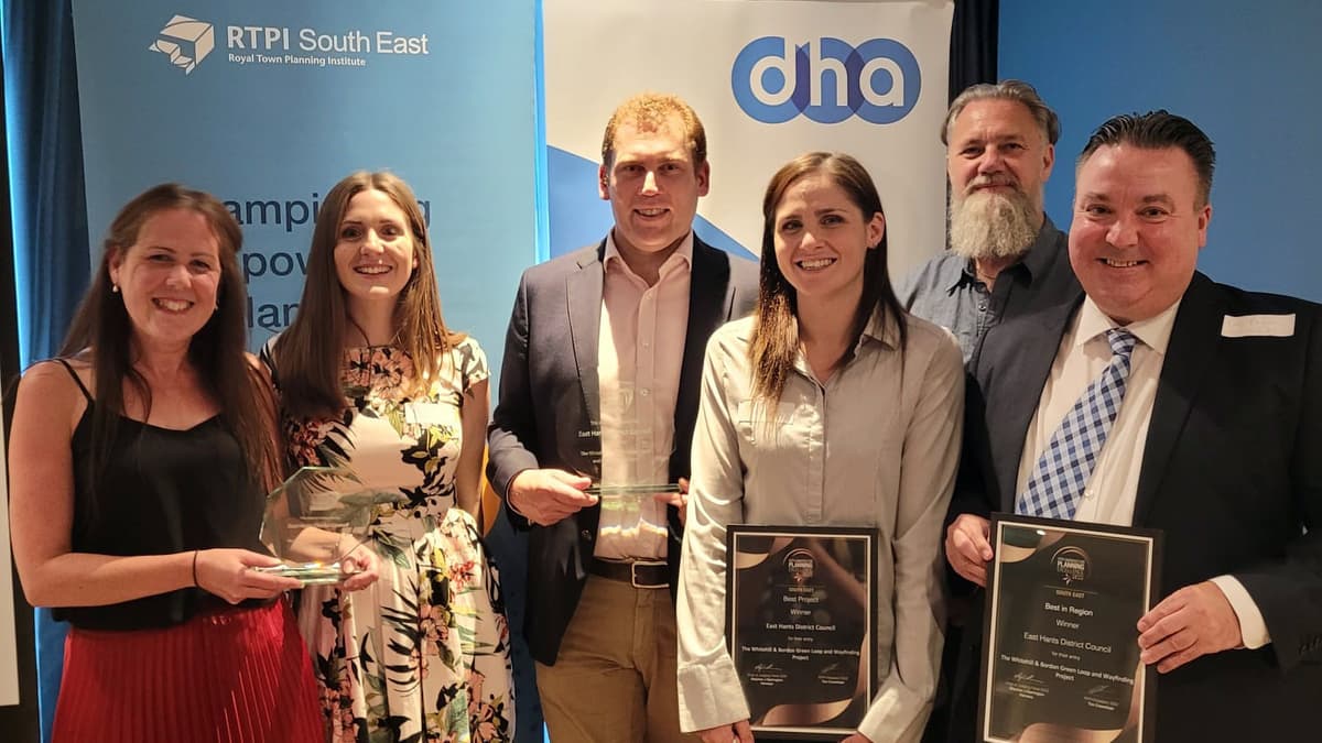 Whitehill & Bordon Green Loop wins planning awards